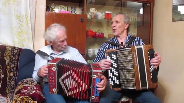 Ой,цветёт калина. Всё песни играем экспромтом,вместе в первый раз. смотреть онлайн