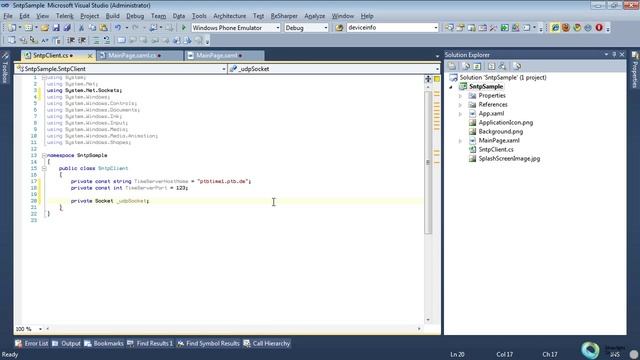 Networking with Sockets in Windows Phone смотреть онлайн