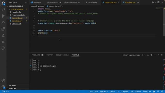 Using OpenAI Whisper Speech-to-Text AI Model to transcribe/translate Nepali speeech | Walkthrough смотреть онлайн