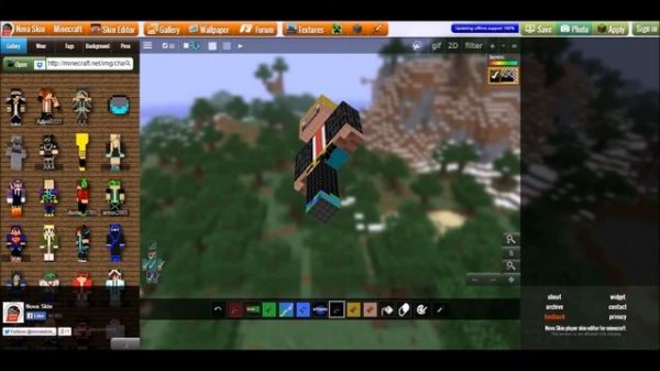 Minecraft: Bedrock man? (Skin Editor ep.1)