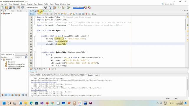 P11.B. Baca Tulis File (java) - Pemrograman Berorientasi Objek (INF3216) смотреть онлайн