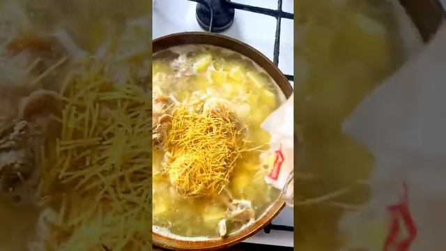 Куриный суп с вермишелью смотреть онлайн