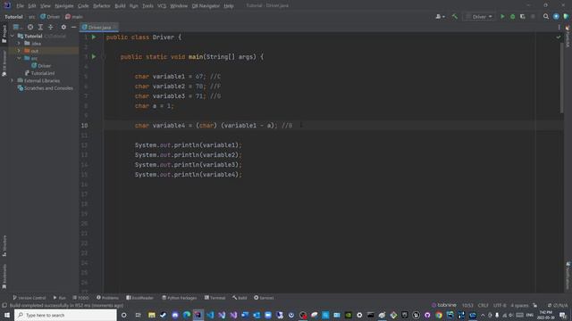 Variables Episode 05: char Variables and ASCII Code смотреть онлайн