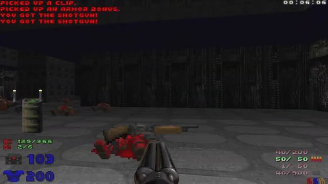 Doom 2 Zone 400 : Gangajang ( Ultra Violence 100% ) смотреть онлайн