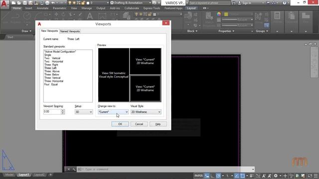 Crear varios VIEWPORTS en un solo proceso en AutoCAD смотреть онлайн