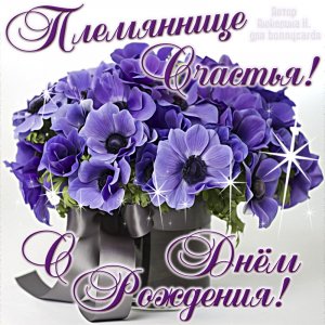 С Днем Рождения племянница! С Днем Рождения для любимой племянницы!