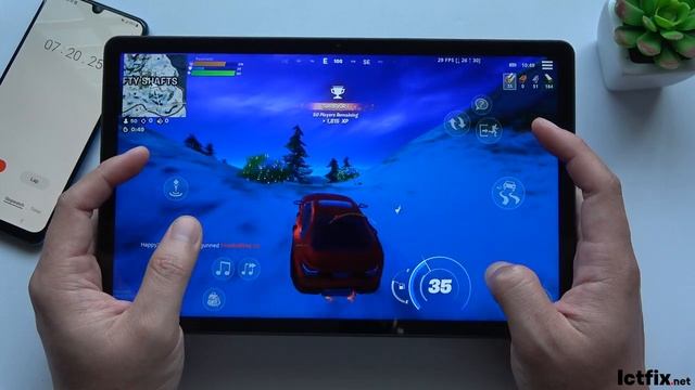 Lenovo Tab P11 Plus test game Fortnite | Helio G90T, 4GB RAM смотреть онлайн