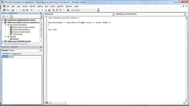 Excel VBA Tips and Tricks #1 - How to add Macro Buttons to Quick Access Toolbar смотреть онлайн