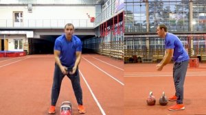 Главное упражнение с гирей.  Подрыв гири или мах гири и его варианты