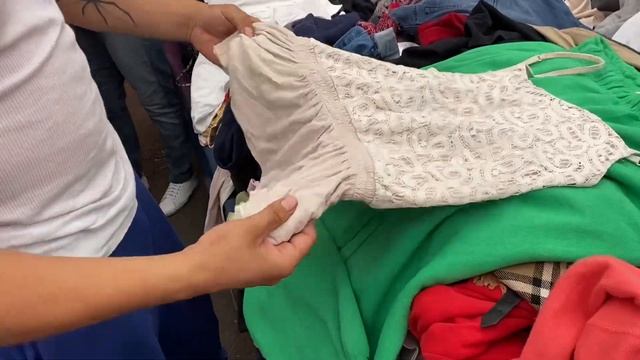 Секонд Хенд свалка из США/ Находки классных вещей на блошином рынке в Мексике