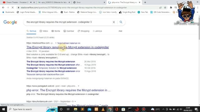 Cara Mengatasi Website yang Tidak Bisa Diakses | the encrypt library requires the mcrypt extension смотреть онлайн