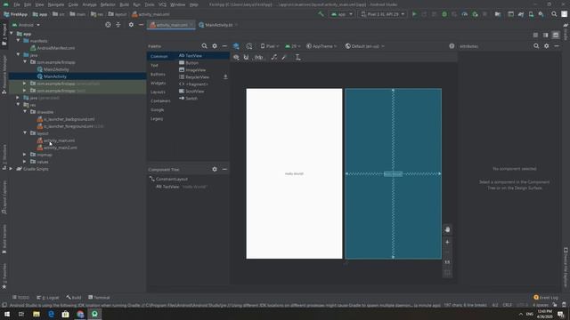 สอน Android Studio เบื้องต้น ด้วย Kotlin | เขียนแอพ #1 โครงสร้างโปรเจค смотреть онлайн