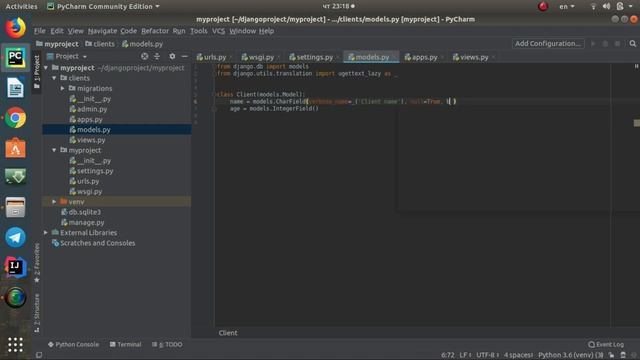 Django lesson 2.Create application. Model. Migrations. смотреть онлайн