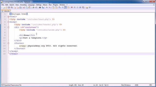 Breaking up the Template Part 3 Register & Login PHP Tutorials смотреть онлайн