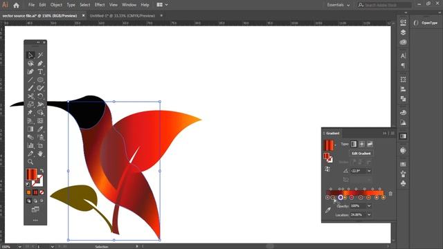 logo design | Logo Design Tutorial in Adobe Illustrator cc 2019 || Professional flat logo design смотреть онлайн