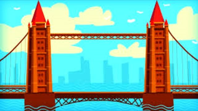 Children's Song London Bridge Is Falling Down. Детская песня Лондонский мост падает.