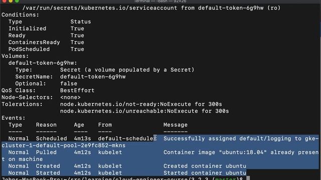 Cloud Engineering Course: Configuring Google Kubernetes Engine application monitoring and logging смотреть онлайн