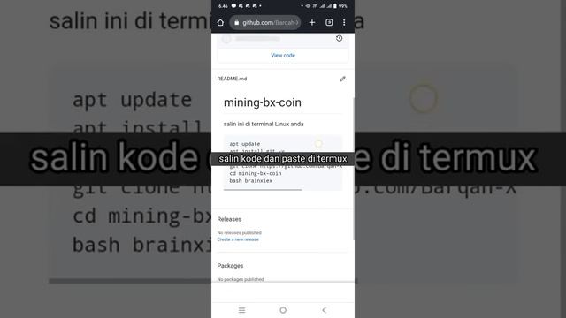 cara mining bx coin lewat termux (link git di deskripsi) смотреть онлайн
