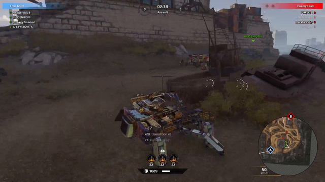Crossout CW AVIT vs URAN смотреть онлайн