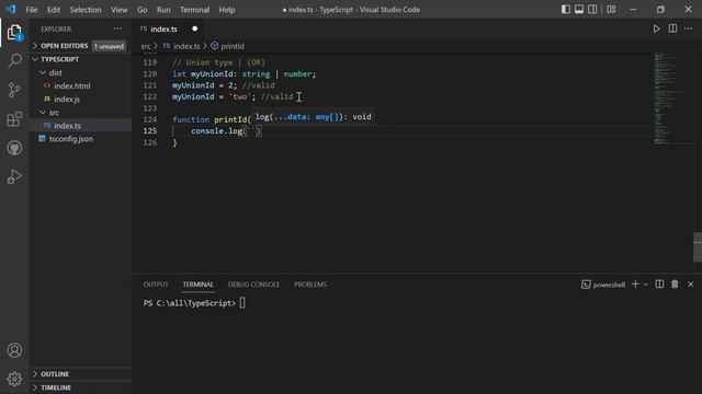 FewV minutes of Union type in TypeScript. смотреть онлайн