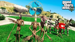 ГТА 5 МОДЫ ВЕНТИЛЯТОРОГОЛОВЫЙ И РАКОВИНАГОЛОВЫЙ СПАСАЮТ ТЕЛЕФОНОГОЛОВОГО ОБЗОР МОДА В GTA 5 ИГРЫ