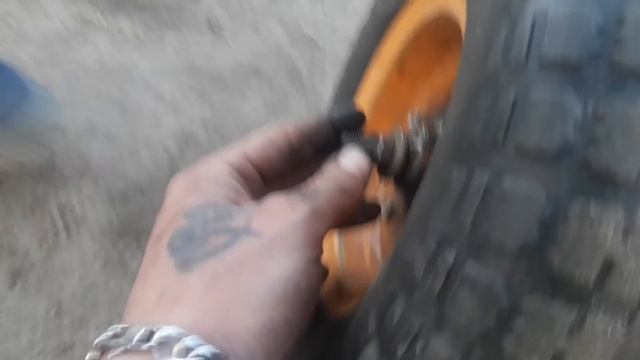 Детский квадроцикл на моторе от триммера смотреть онлайн