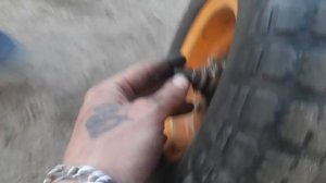 Детский квадроцикл на моторе от триммера