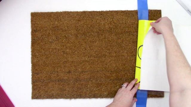 ? How to Make a Welcome Doormat with Vinyl Stencil (Timelapse with Tutorial) смотреть онлайн
