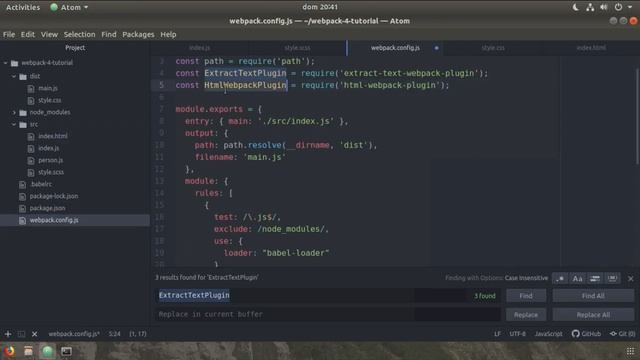 Webpack 4 - HTML template смотреть онлайн