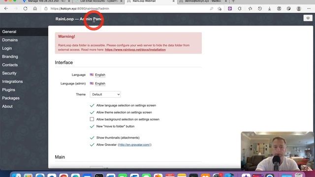 How to set up an Email Client for Rainloop using Gmail смотреть онлайн