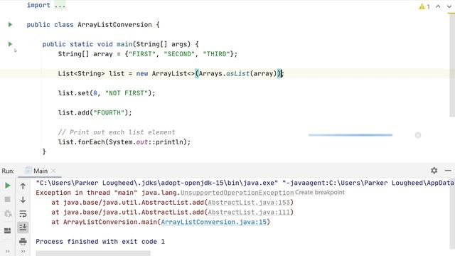 How to Convert an Array to a List in Java смотреть онлайн