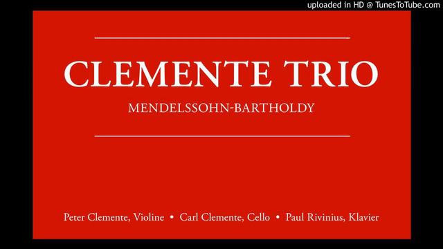 Mendelssohn-Bartholdy: Klaviertrio d-moll op. 49, 1. Satz смотреть онлайн