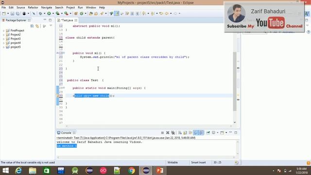 java oop in pashto #67: Abstract classes-4 смотреть онлайн