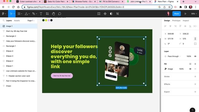 Inspecting web elements to Figma 3 смотреть онлайн