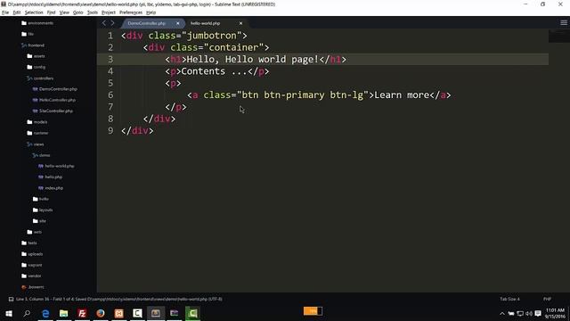 Yii 2 framework bài 2 - routing và mô hình MVC trong yii смотреть онлайн