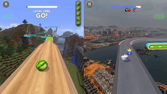 Going Balls | Banana Frenzy Vs Race 10 - Satisfying Mobile Games смотреть онлайн