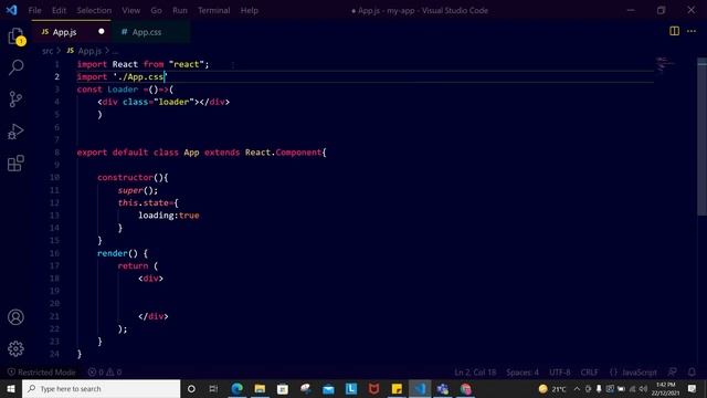 ?? ReactJS Tutorial for Beginners #44 || How To Create A Loader || Ujjwal Technical Tips смотреть онлайн