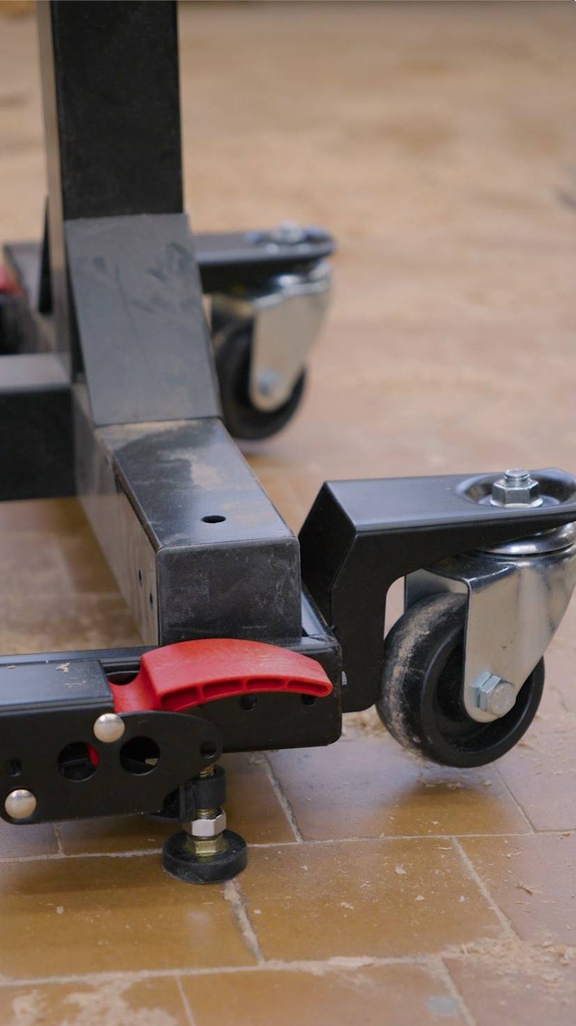 Как обеспечить мобильность станков в вашей мастерской | База - тележка для станков MOB-350 WOODWORK смотреть онлайн