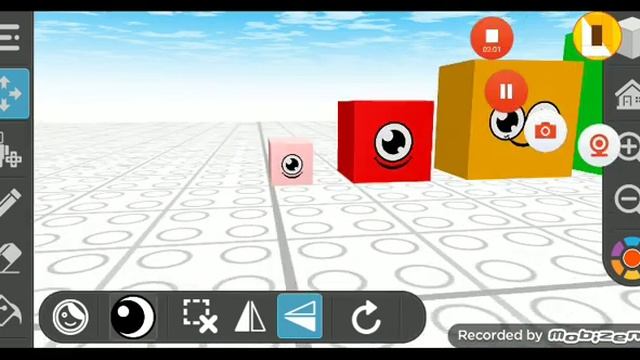 Numberblocks Squares on the moon as Quarters смотреть онлайн