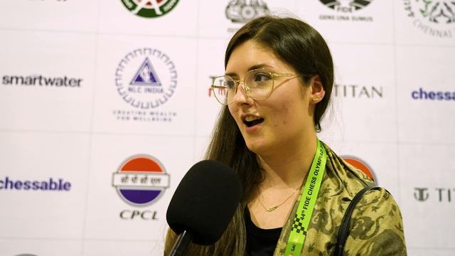 Interview with WIM Oliwia Kiolbasa (Poland) | 44th Chess Olympiad, Round 10 | смотреть онлайн