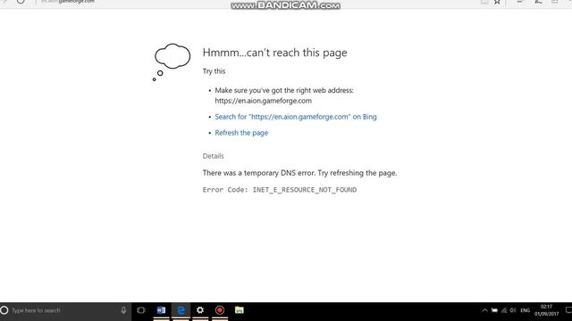 AION GAMEFORGE - ERROR E01005 NIC смотреть онлайн