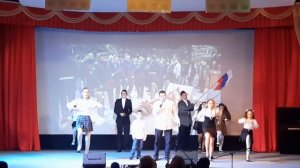 Инсценировка песни " Встанем" в исполнении Алексея Соколова. Театр Моды " ВолгограДочка', 14.04.202