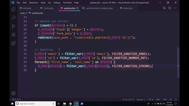 WEEK 11 LESSON 09 TUE смотреть онлайн
