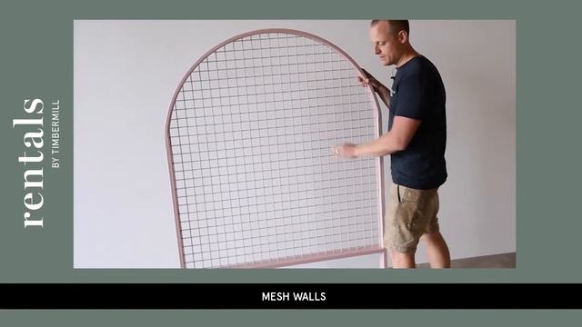 MESH WALLS Installation Tips & Tricks · Rentals by TIMBERMILL смотреть онлайн