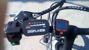 Тест максимальной скорости электровелосипеда pioneer.