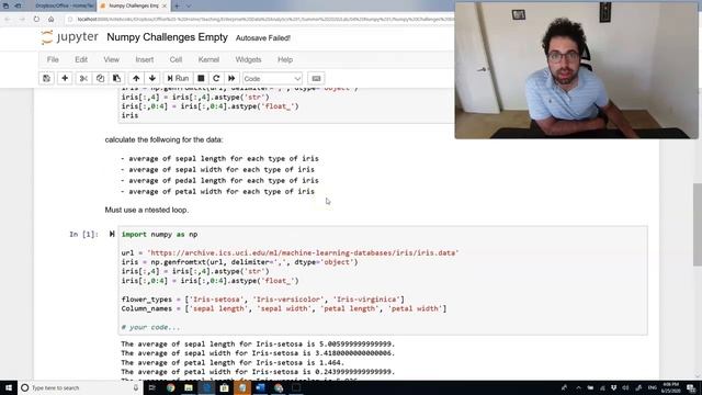 Challenges for Numpy Intro Random numbers, Sorting and Boolean Masking смотреть онлайн