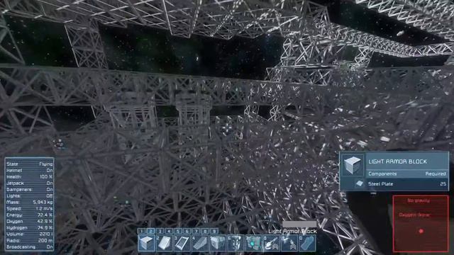 SPACE ENGINEERS - [BUILD LOG] - I'm building a spaceship! Part 4 смотреть онлайн