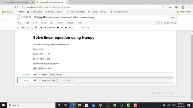 How to solve "Linear Equation" using Python. смотреть онлайн