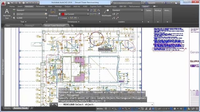 AutoCAD 2016 - 02 Revision Clouds смотреть онлайн