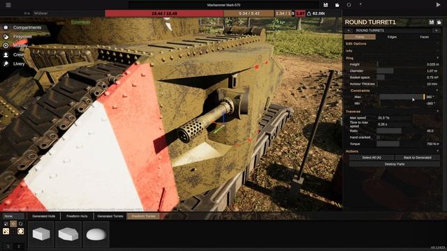 I ADDED Side CASEMATE CANNONS TO OUR WARHAMMER 40K TANK In Sprocket Tank Game! смотреть онлайн
